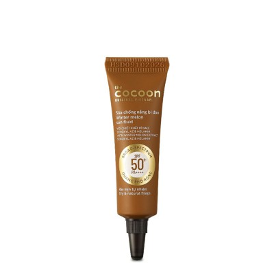 TRIAL SIZE - Sữa kem chống nắng bí đao - Ráo mịn tự nhiên SPF 50+, UVA-PF 62.6 Cocoon 5ml thuần chay