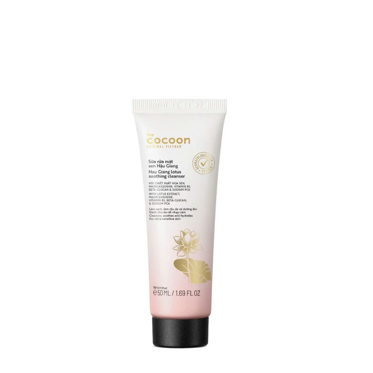 Sữa rửa mặt sen Hậu Giang Cocoon 50ml